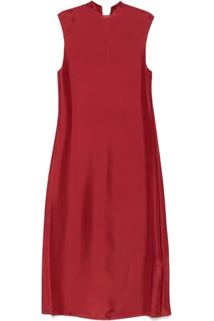 Carven Robe en soie à coupe mi-longue