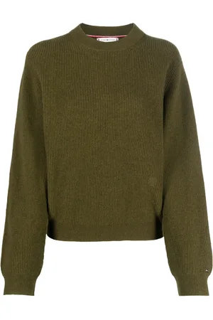Tommy Hilfiger Pull nervuré à plaque logo