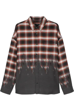 JUUN.J Chemise en coton à carreaux