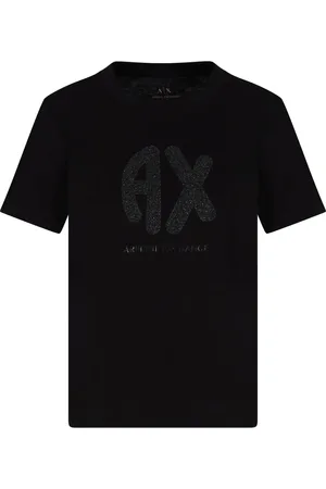 Armani Exchange T-shirt à logo strassé