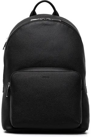 HUGO BOSS Sac à dos en cuir à fini grainé