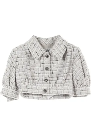 CHANEL Veste crop en tweed (1986-1988)
