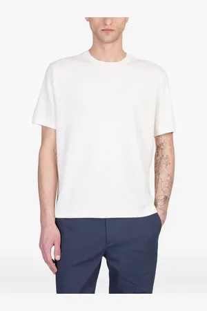 THEORY T-shirt en maille nervurée