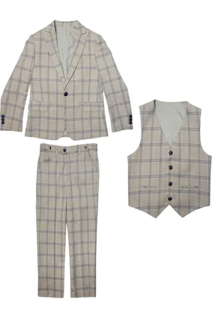 Romano Costume trois pièces à carreaux