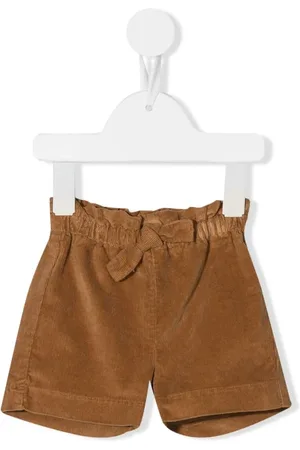 Il gufo Short en velours côtelé à taille nouée