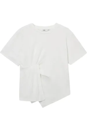 B+AB T-shirt asymétrique à détail de nœud