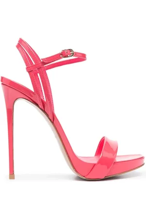 LE SILLA Sandales Gwen 120 mm en cuir verni