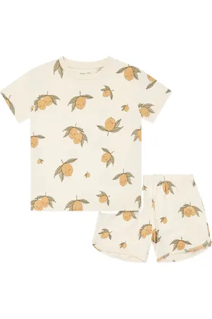 Konges Sløjd Ensemble-short à motif citron