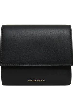 Mansur Gavriel Portefeuille pliant à logo embossé