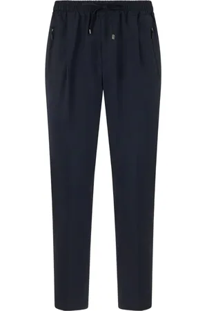 Boglioli Pantalon à lien de resserrage