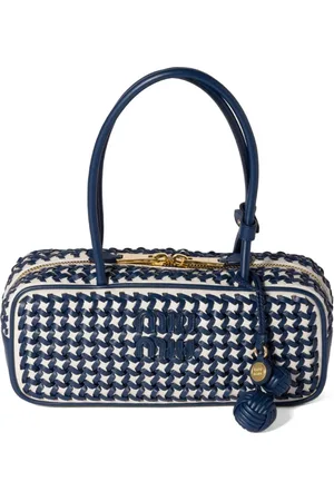 Miu Miu Sac à main Bea à effet tressé