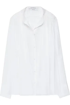 Another Tomorrow Blouse à fronces