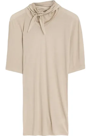 LEMAIRE T-shirt à détail de foulard