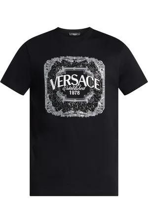 VERSACE T-shirt à logo brodé