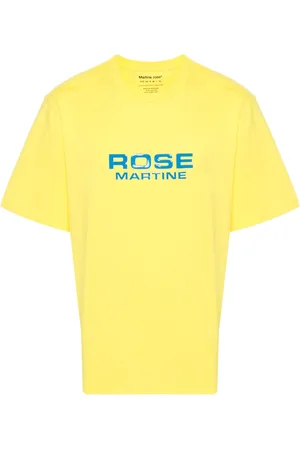 MARTINE ROSE T-shirt en coton à logo imprimé