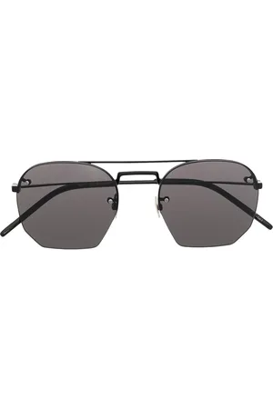 Saint Laurent Lunettes de soleil à monture aviateur