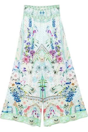 Camilla Pantalon à taille froncée