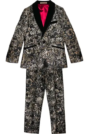 Romano Blazer à fleurs en brocart