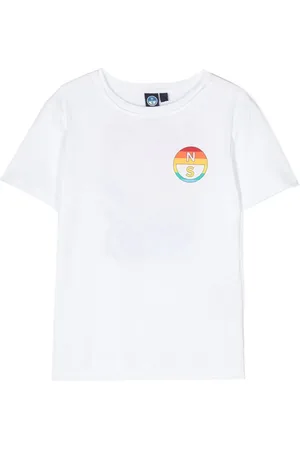 North Sails T-shirt en coton à logo imprimé