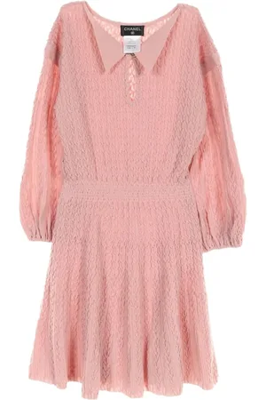 CHANEL Robe courte à fronces (1986-1988)