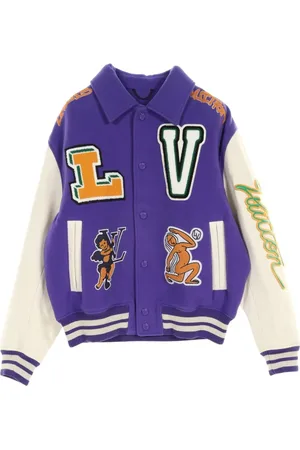 LOUIS VUITTON Veste teddy à patchs (années 2010)