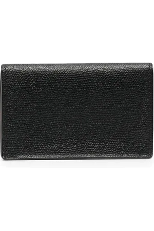 VALEXTRA Portefeuille en cuir à design texturé