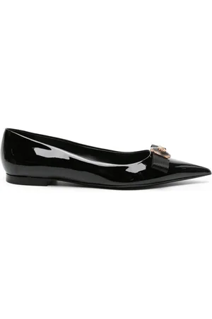 VERSACE Ballerines Nastro Gianni à fini verni