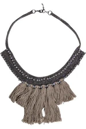 Fabiana Filippi Fringe bib necklace