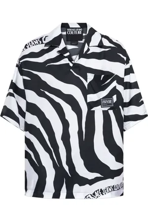 VERSACE Chemise à imprimé zèbre