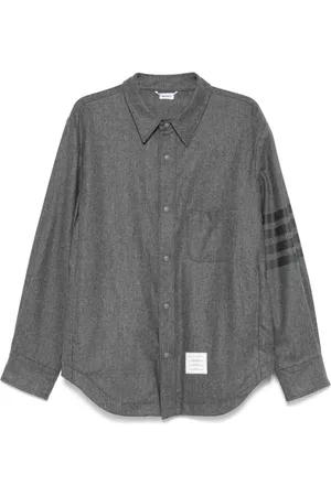 Thom Browne Surchemise à patch logo