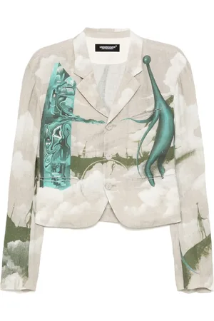 UNDERCOVER Blazer à imprimé graphique