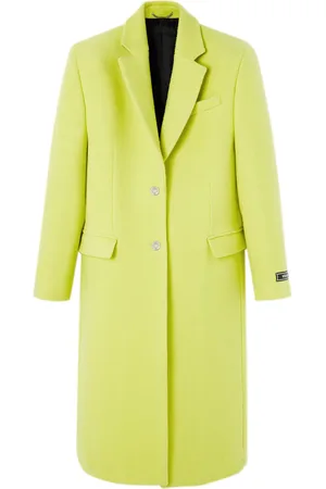 VERSACE Manteau à revers crantés