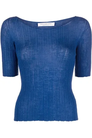 Serafini Haut en maille à design nervuré