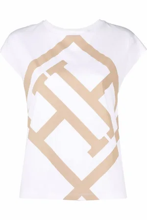 HERNO T-shirt en coton à logo imprimé