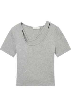 B+AB T-shirt à encolure asymétrique