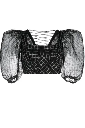 ANOUKI Blouse à manches bouffantes