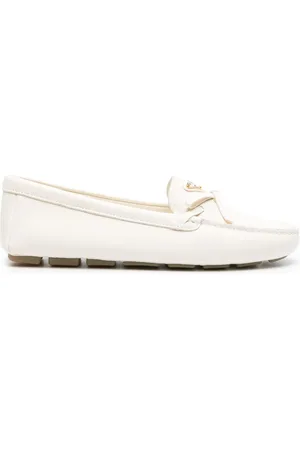 Prada Mocassins en cuir à logo triangle