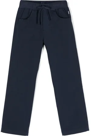 Il gufo Pantalon en coton à lien de resserrage