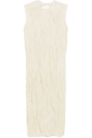 UMA WANG Robe à logo imprimé