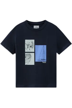 Woolrich T-shirt en coton à imprimé graphique