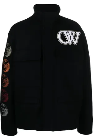 OFF-WHITE Veste Phase Varsity en laine mélangée