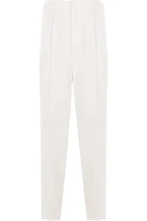 Brunello Cucinelli Pantalon court à détails plissés