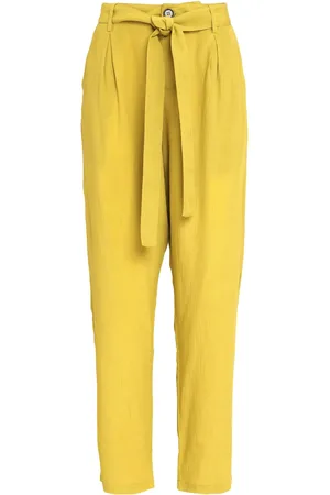 Uma Raquel Davidowicz Pantalon droit à lien de resserrage