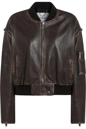 Halfboy Veste bomber en cuir