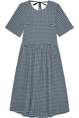 Ganni Robe mi-longue à carreaux