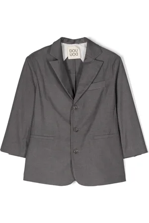 DOUUOD KIDS Blazer à simple boutonnage