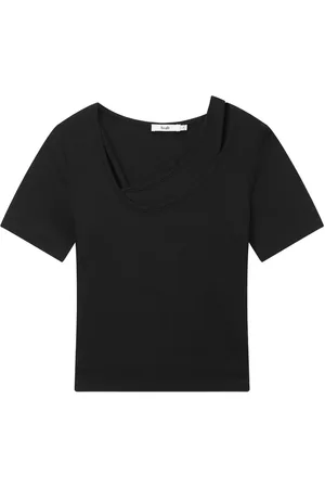 B+AB T-shirt à ourlet asymétrique