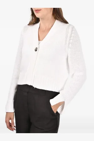 Gran Sasso Cardigan crop à boutonnière