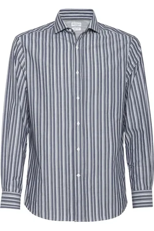 Brunello Cucinelli Chemise à rayures