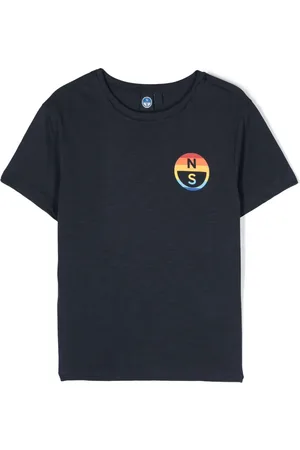 North Sails T-shirt en coton à logo imprimé